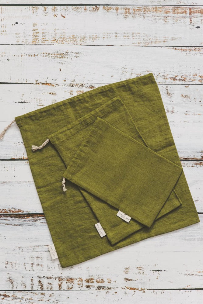 Handcrafted Linen Bread Bag – Breathable and Reusable Storage for Artisan Bread – Ideal for Conscious Kitchens and Daily Use