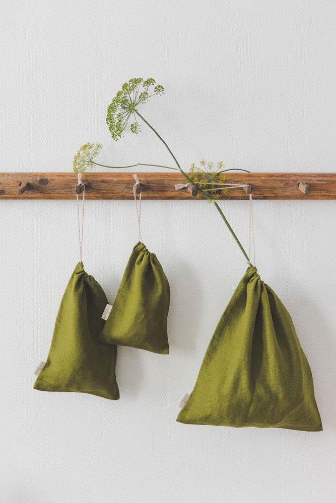 Handcrafted Linen Bread Bag – Breathable and Reusable Storage for Artisan Bread – Ideal for Conscious Kitchens and Daily Use