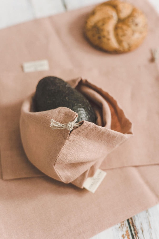Eco-Friendly Linen Bread Bag for Fresh & Crusty Bread | Reusable, Breathable, and Plastic-Free Storage