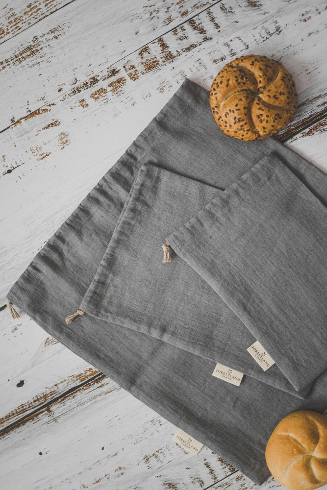 Handmade Linen Bread Bag – Sustainable and Reusable Storage for Fresh-Baked Bread