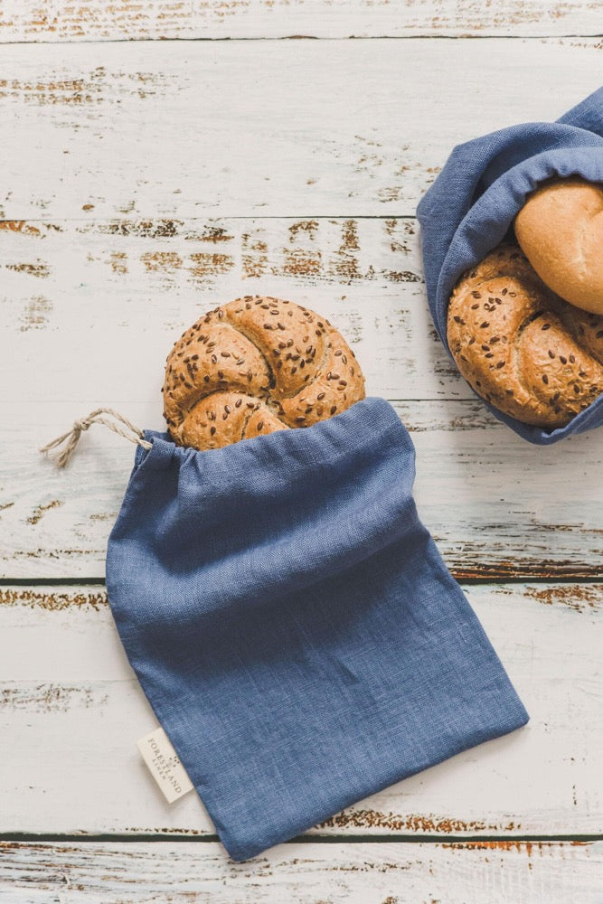 Linen Bread Keeper – Handmade, Reusable, and Breathable Bag for Daily Baking Needs – Keeps Bread Fresh Without Plastic