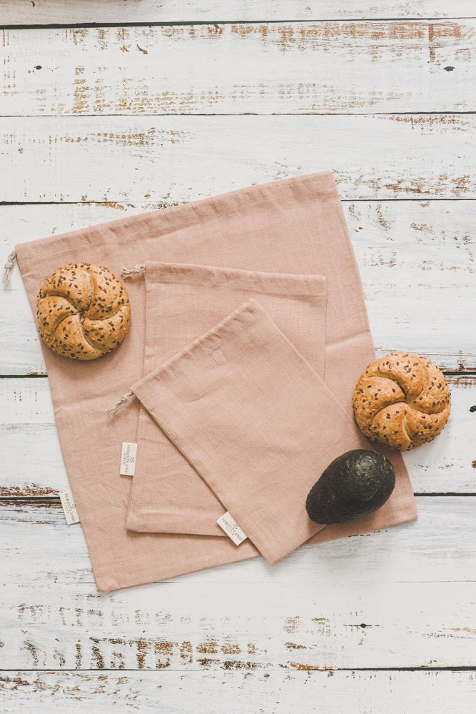 Eco-Friendly Linen Bread Bag for Fresh & Crusty Bread | Reusable, Breathable, and Plastic-Free Storage