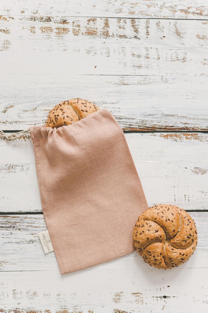 Eco-Friendly Linen Bread Bag for Fresh & Crusty Bread | Reusable, Breathable, and Plastic-Free Storage